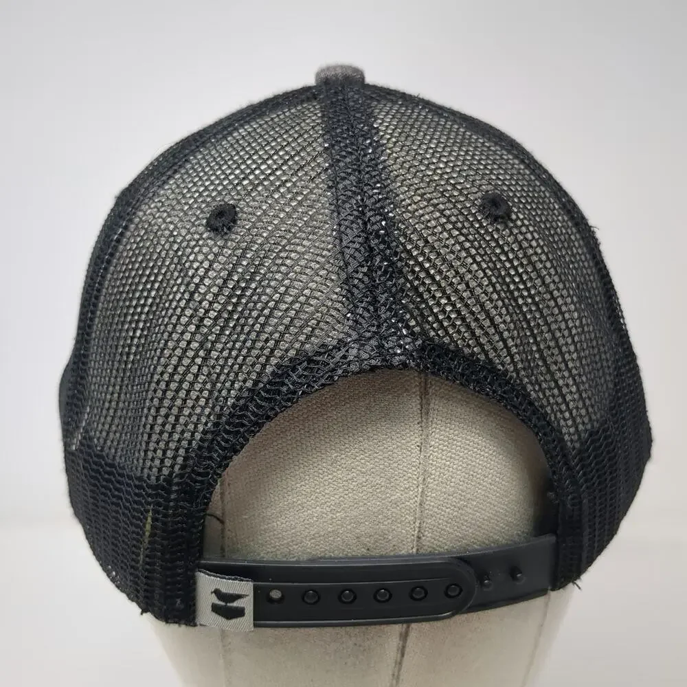 Jetty Trucker Hat Gray One Size Boat Patch Marine Supply Co Snapback Mesh